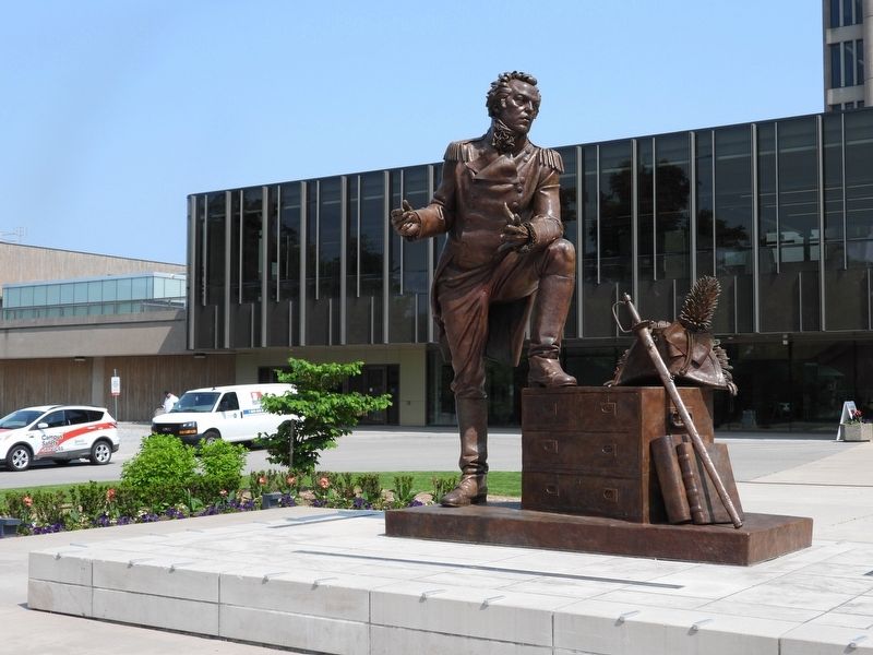 Isaac Brock statue image. Click for full size.