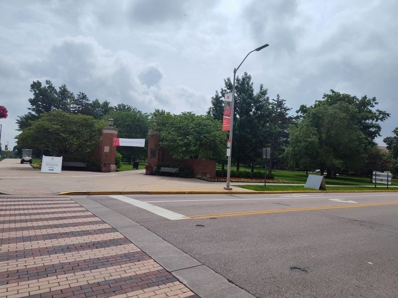 This gateway is given to Miami University Marker image. Click for full size.