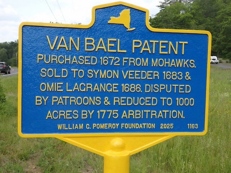 Van Bael Patent Marker image. Click for full size.