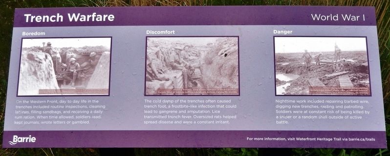 Trench Warfare Marker image. Click for full size.