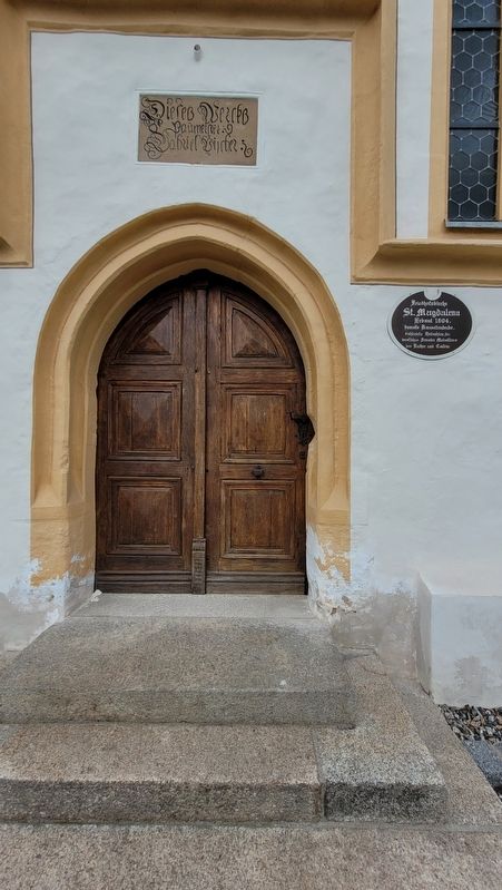 The entrance to the St. Mary Magdalene and Marker image. Click for full size.