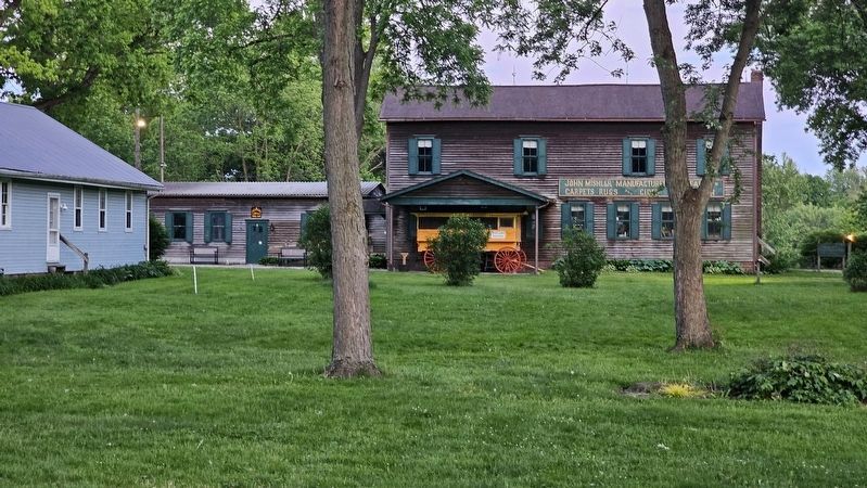 Historic John Mishler Weaving Mill image. Click for full size.