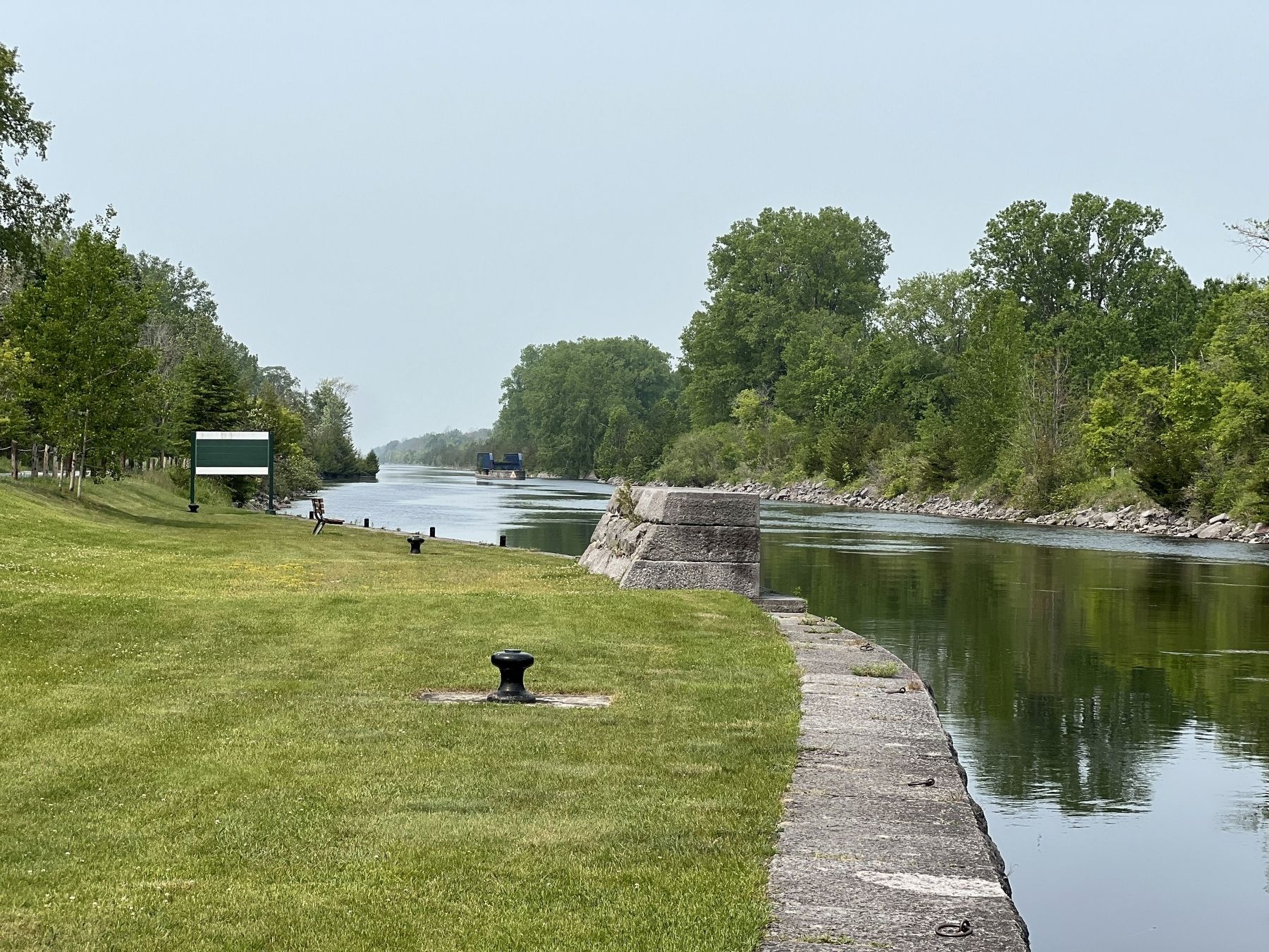 The Murray Canal at Carrying Place, 2025 image. Click for full size.