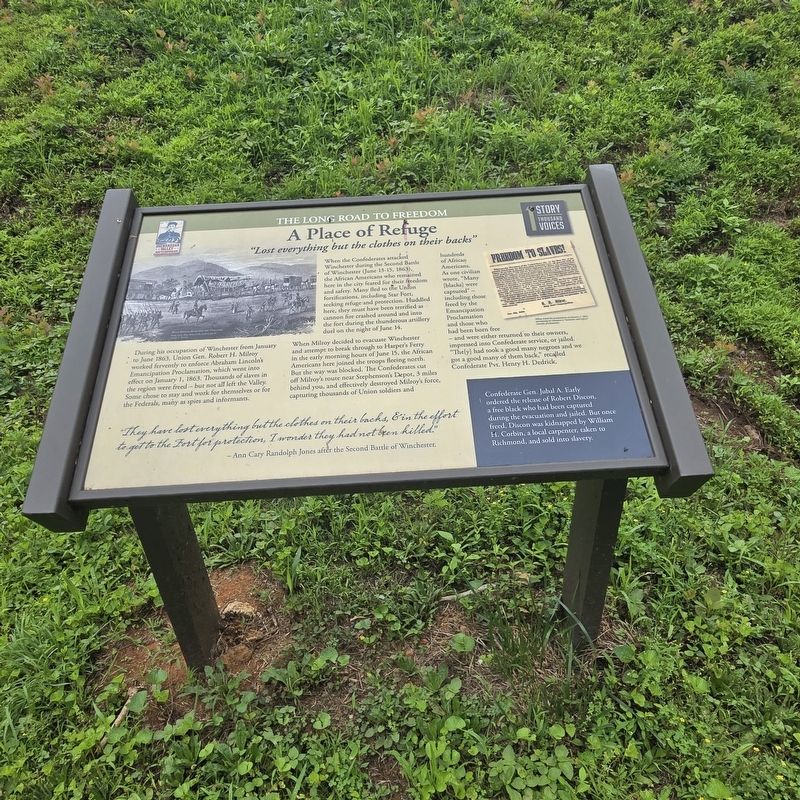 A Place of Refuge Marker image. Click for full size.