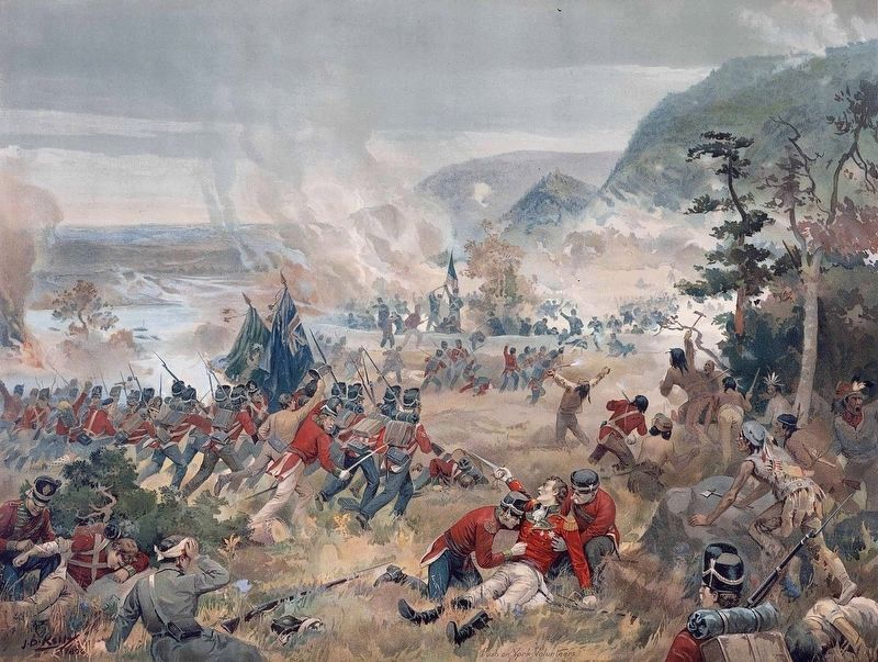 Push on, brave York! painting, 1896, by J.D. Kelly. Click for full size. Push on, brave York! painting, 1896, by J.D. Kelly image. Click for full size.