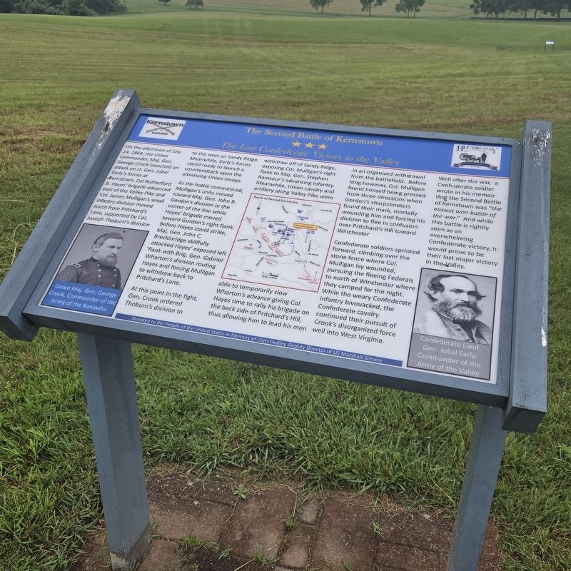 The Second Battle of Kernstown Marker image. Click for full size.