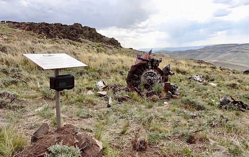B-24 Crash Site and Memorial. Click for full size. B-24 Crash Site and Memorial image. Click for full size.