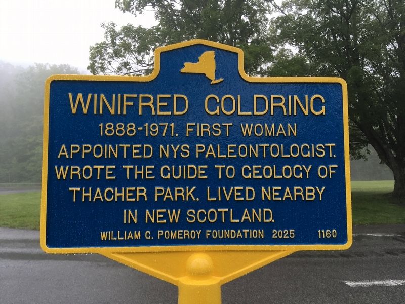 Winifred Goldring Marker. Click for full size. Winifred Goldring Marker image. Click for full size.