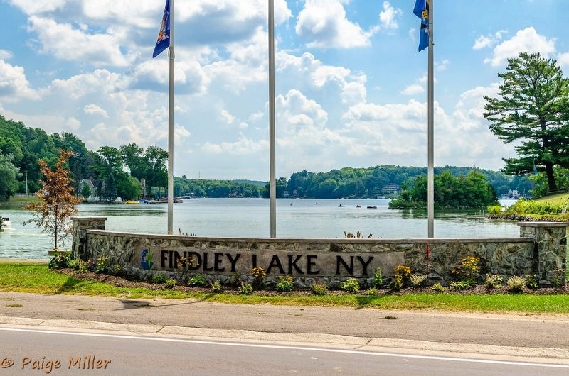 Findley Lake, N.Y. Marker. Click for full size. Findley Lake, N.Y. Marker image. Click for full size.