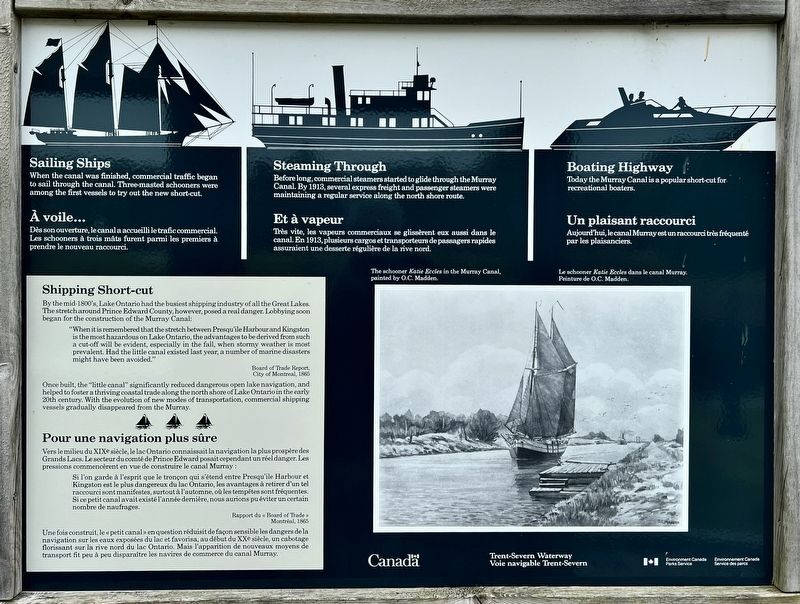 Murray Canal/ Le canal Murray Marker (right panel). Click for full size. Murray Canal/ Le canal Murray Marker (right panel) image. Click for full size.