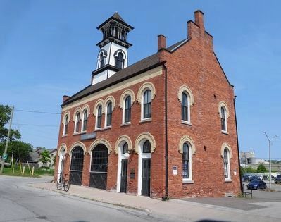 Old Thorold Firehall image. Click for full size.