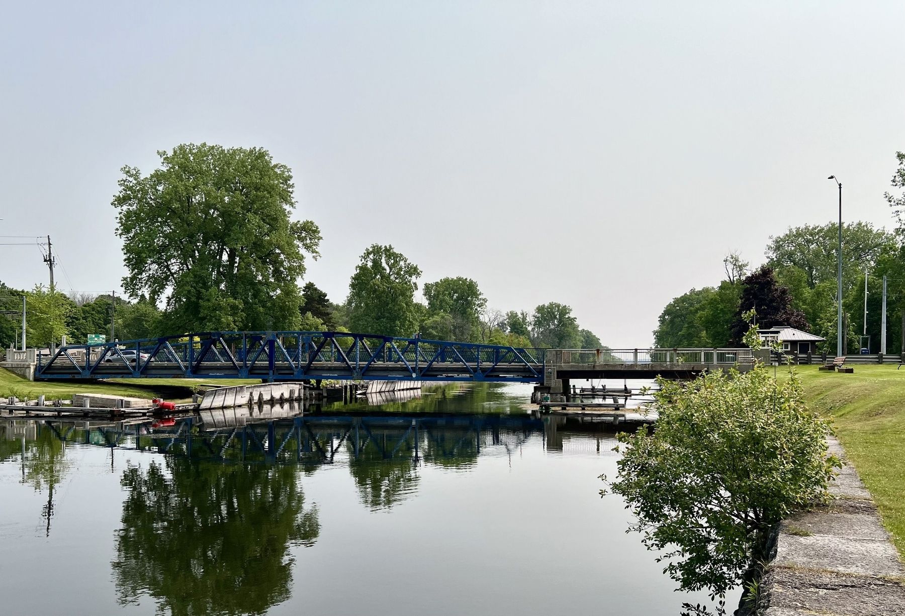 The Murray Canal at Carrying Place, 2025. Click for full size. The Murray Canal at Carrying Place, 2025 image. Click for full size.
