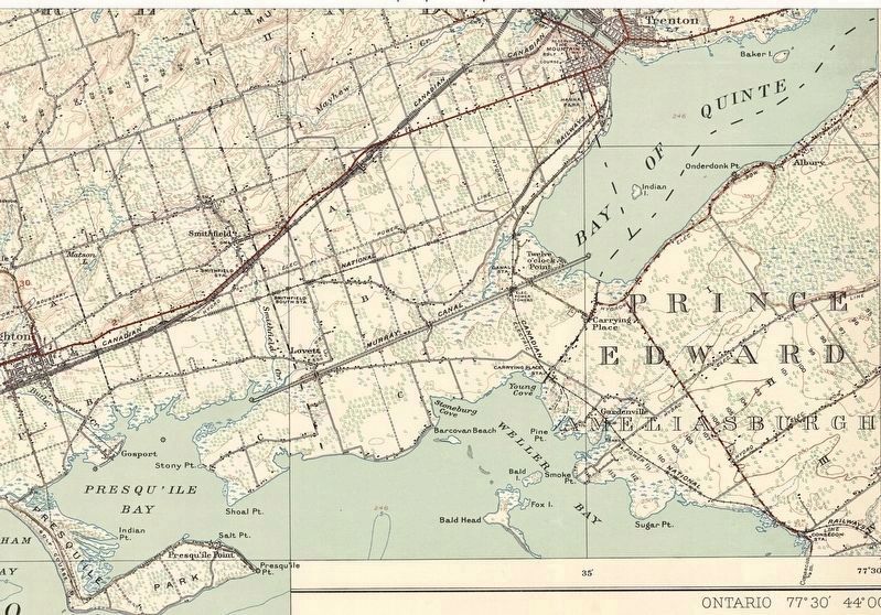 1932 topographic map showing the Murray Canal. Click for full size. 1932 topographic map showing the Murray Canal image. Click for full size.