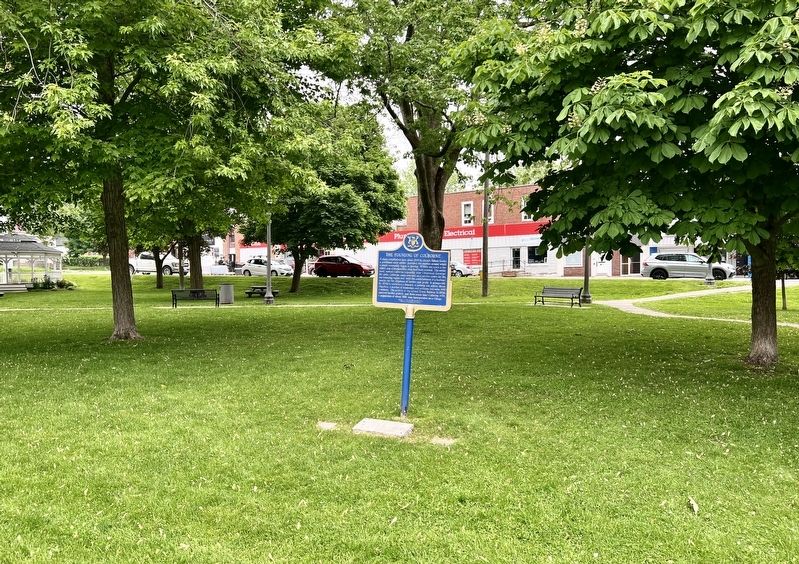 The Founding of Colborne Marker image. Click for full size.