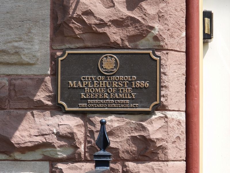 Maplehurst 1886 Marker. Click for full size. Maplehurst 1886 Marker image. Click for full size.