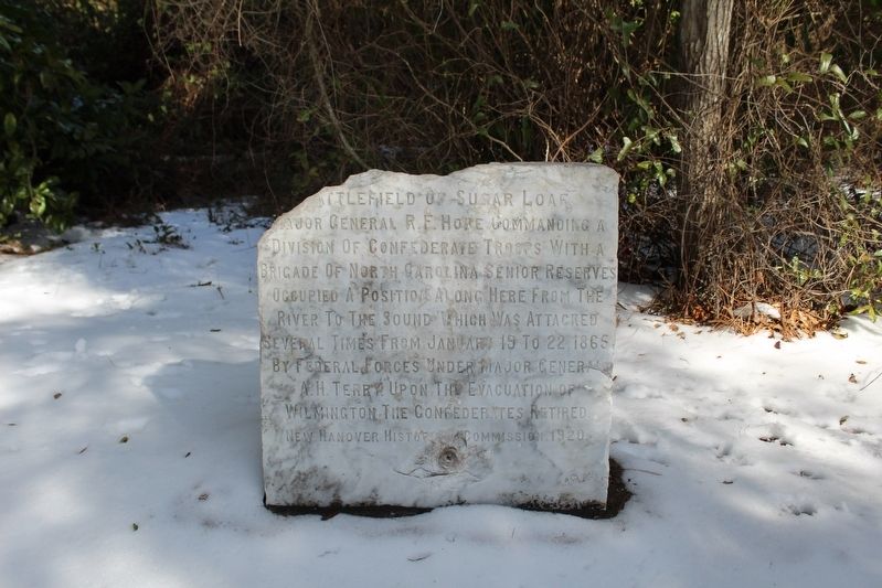 Battlefield of Sugar Loaf Marker. Click for full size. Battlefield of Sugar Loaf Marker image. Click for full size.