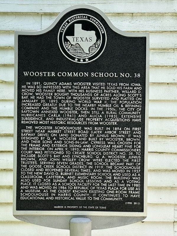 Wooster Common School No. 38 Marker. Click for full size. Wooster Common School No. 38 Marker image. Click for full size.