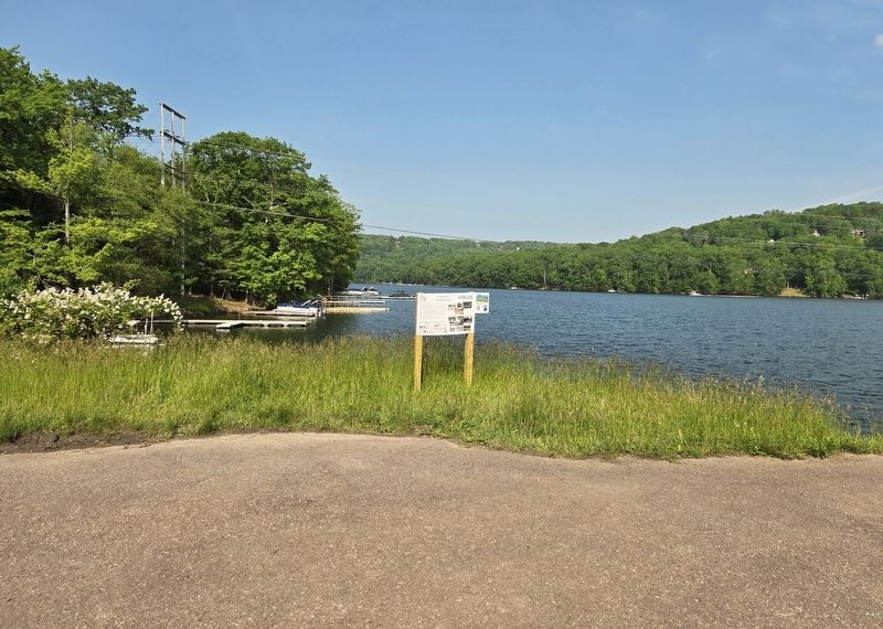 The Bridges of Deep Creek Lake Marker. Click for full size. The Bridges of Deep Creek Lake Marker image. Click for full size.