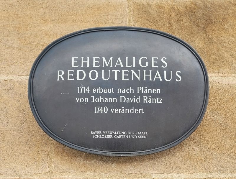 Ehemaliges Redoutenhaus / Former Assembly and Ballroom Hall Marker. Click for full size. Ehemaliges Redoutenhaus / Former Assembly and Ballroom Hall Marker image. Click for full size.