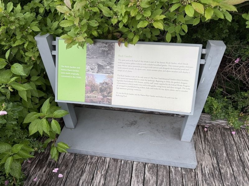 Rock Garden Marker. Click for full size. Rock Garden Marker image. Click for full size.
