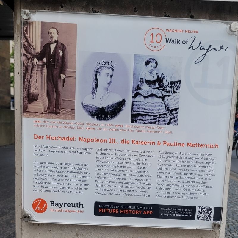 Der Hochadel: Napoleon III., die Kaiserin & Pauline Metternich Marker. Click for full size. Der Hochadel: Napoleon III., die Kaiserin & Pauline Metternich Marker image. Click for full size.