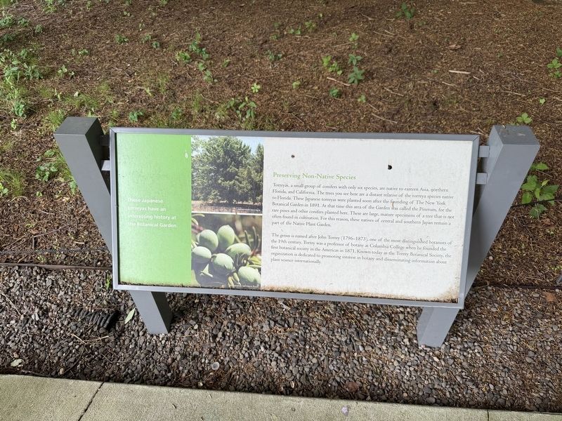 Preserving Non-Native Species Marker. Click for full size. Preserving Non-Native Species Marker image. Click for full size.