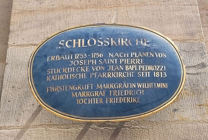Schlosskirche / Palace Church Marker image. Click for full size.
