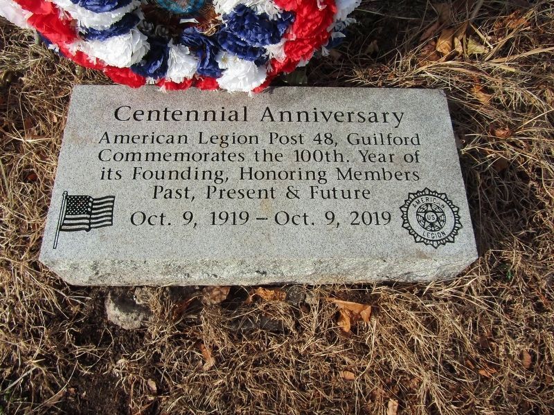 Centennial Anniversary Marker. Click for full size. Centennial Anniversary Marker image. Click for full size.