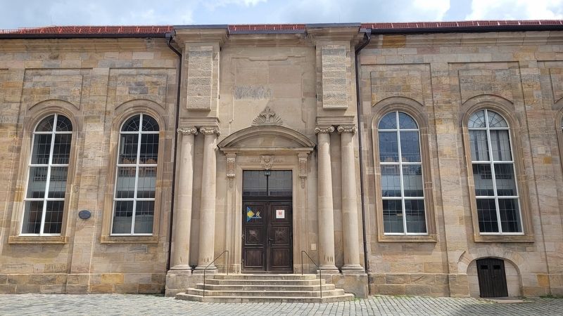 Schlosskirche / Palace Church Marker (left side) image. Click for full size.