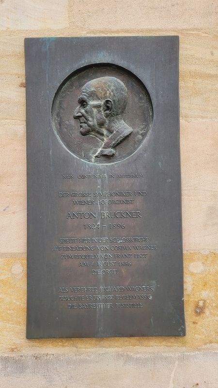Anton Bruckner Marker image. Click for full size.