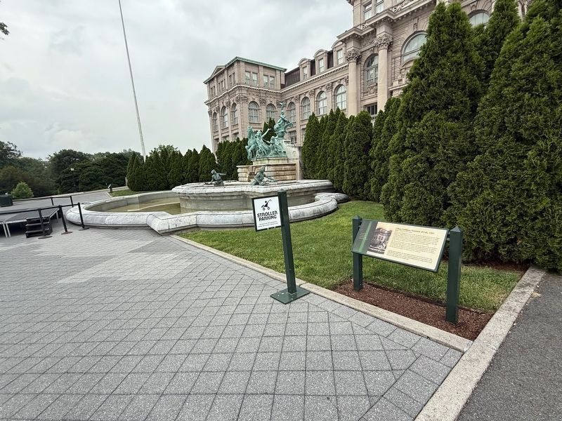 Lillian Goldman Fountain of Life, 1905 Marker to the right of its namesake. Click for full size. Lillian Goldman Fountain of Life, 1905 Marker to the right of its namesake image. Click for full size.