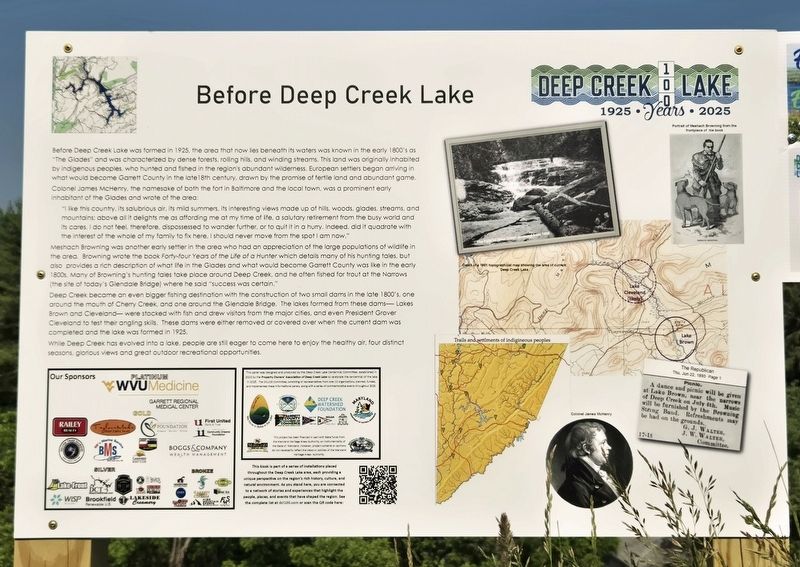 Before Deep Creek Lake Marker. Click for full size. Before Deep Creek Lake Marker image. Click for full size.