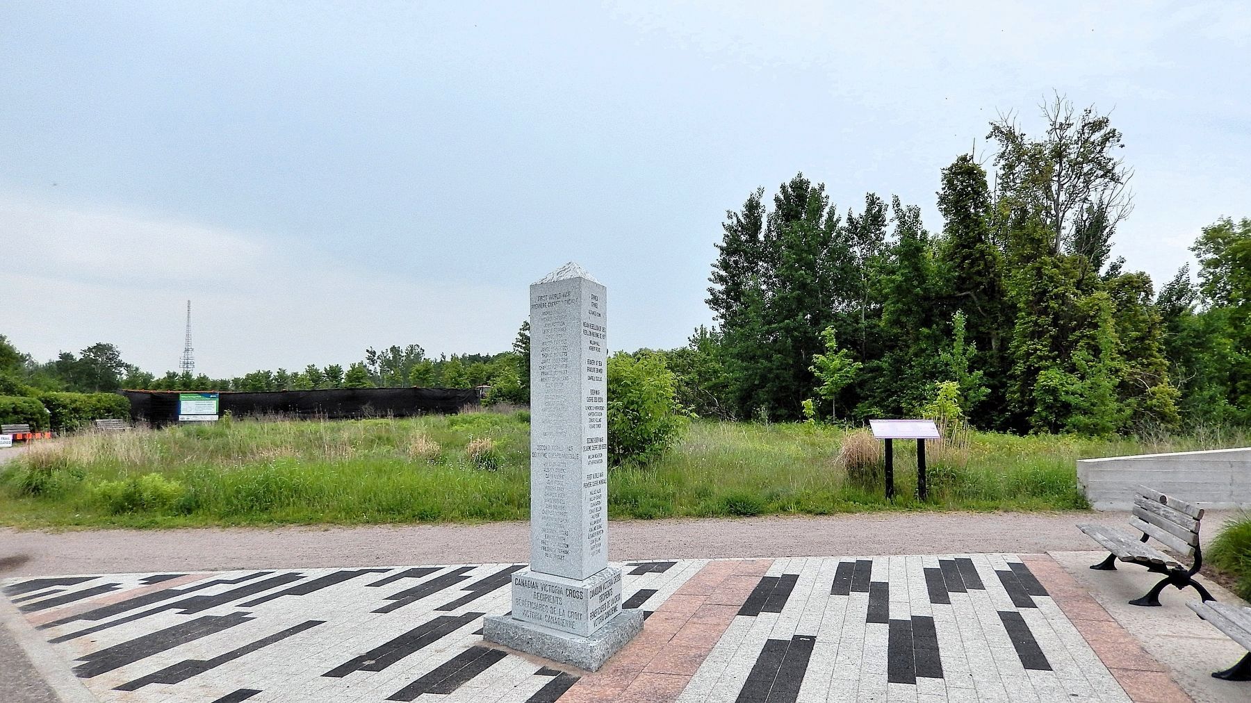 Canadian Victoria Cross Recipients / B�n�ficiaires de la Croix Victoria canadien Marker image. Click for full size.