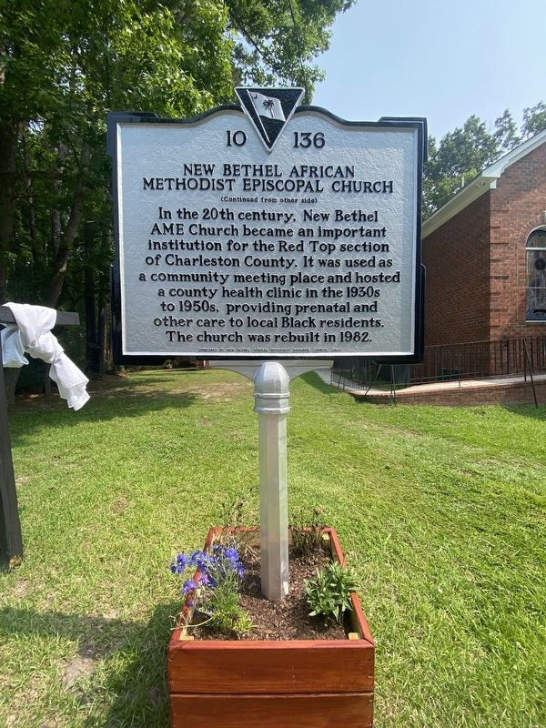 New Bethel African Methodist Episcopal Church Marker. Click for full size. New Bethel African Methodist Episcopal Church Marker image. Click for full size.