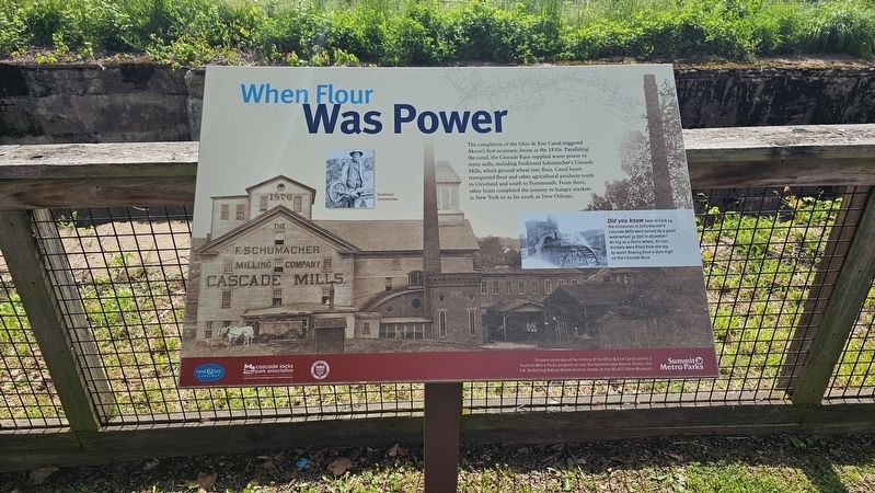When Flour was Power Marker. Click for full size. When Flour was Power Marker image. Click for full size.