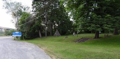 At Or Near This Spot In The Year 1795 - Marker in context. Click for full size. At Or Near This Spot In The Year 1795 - Marker in context image. Click for full size.