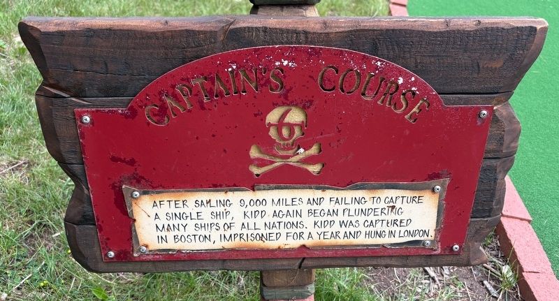 William Kidd Captured in Boston Marker image. Click for full size.