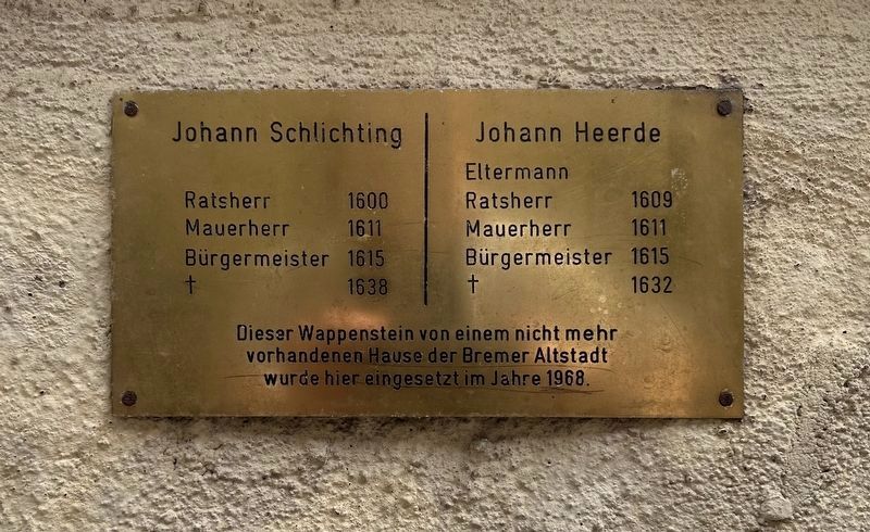 Wappenstein / Coat of Arms Stone Marker image. Click for full size.