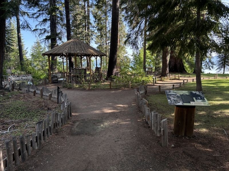 Tea Time at the Gazebo Marker. Click for full size. Tea Time at the Gazebo Marker image. Click for full size.