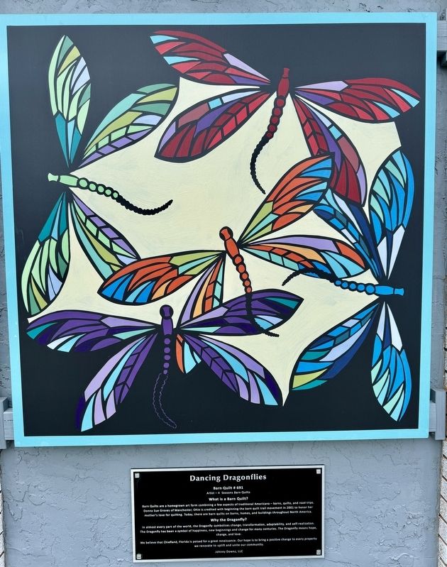 Dancing Dragonflies Marker. Click for full size. Dancing Dragonflies Marker image. Click for full size.