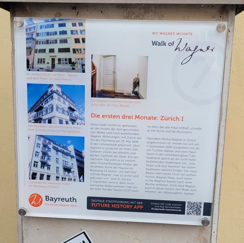 Die ersten drei Monate: Z�rich I / The first three months: Zurich I Marker image. Click for full size.