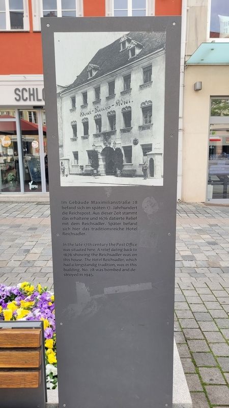 The Hotel Reichsadler Marker image. Click for full size.