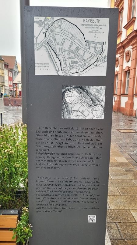 Alte Burg / Old Castle Marker - Reverse Side image. Click for full size.