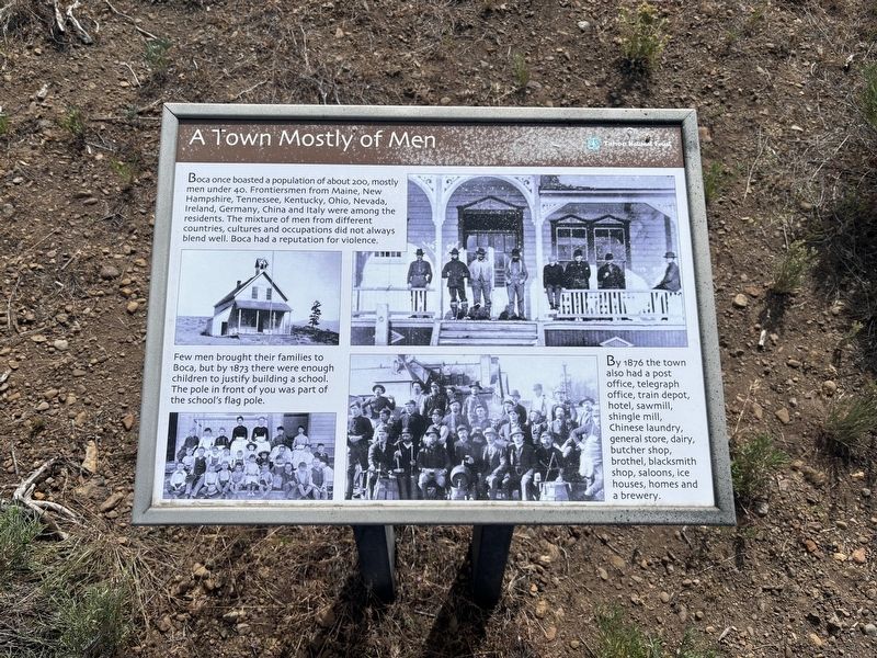 A Town Mostly of Men Marker image. Click for full size.