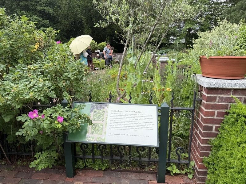 Nancy Bryan Luce Herb Garden Marker. Click for full size. Nancy Bryan Luce Herb Garden Marker image. Click for full size.