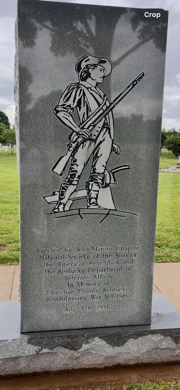 In Memory of Christian County Kentucky Revolutionary War Veterans Marker. Click for full size. In Memory of Christian County Kentucky Revolutionary War Veterans Marker image. Click for full size.