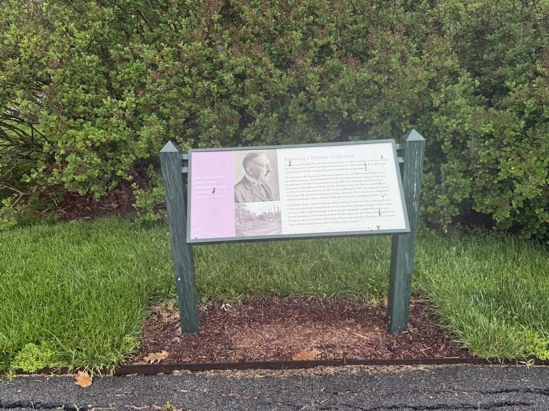 Restoring a Historic Collection Marker. Click for full size. Restoring a Historic Collection Marker image. Click for full size.
