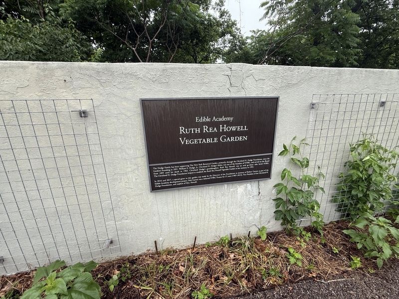 Ruth Rea Howell Vegetable Garden Marker image. Click for full size.