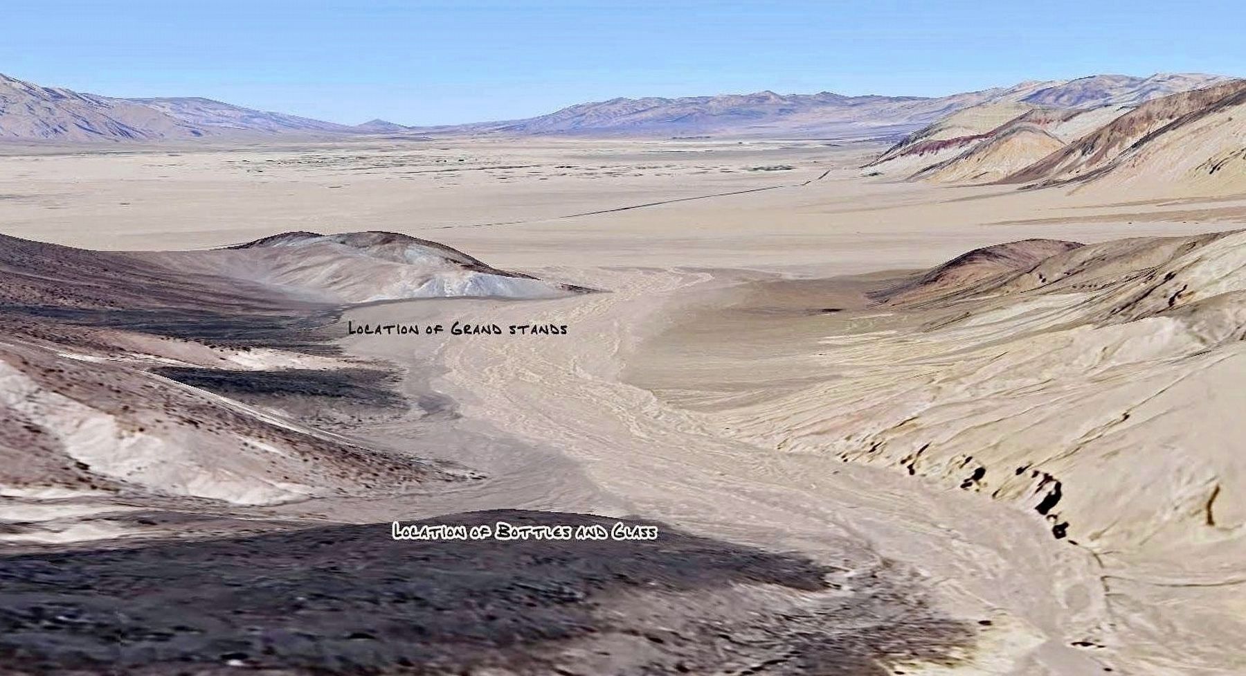 Desolation Canyon and Death Valley. Click for full size. Desolation Canyon and Death Valley image. Click for full size.