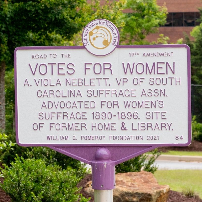 Votes for Women Marker. Click for full size. Votes for Women Marker image. Click for full size.